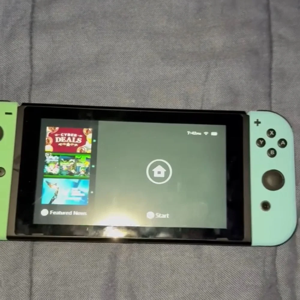 Nintendo Switch Console - Animal Crossing Edition